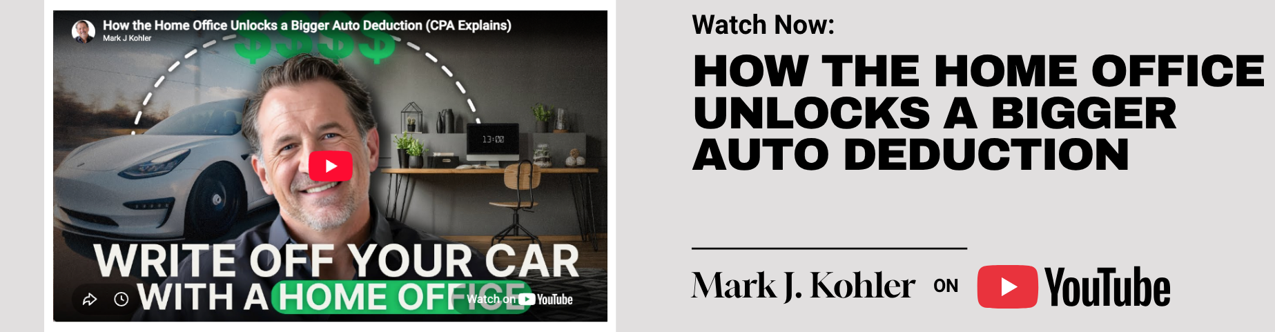 How the Home Office Unlocks a Bigger Auto Deduction (CPA Explains)