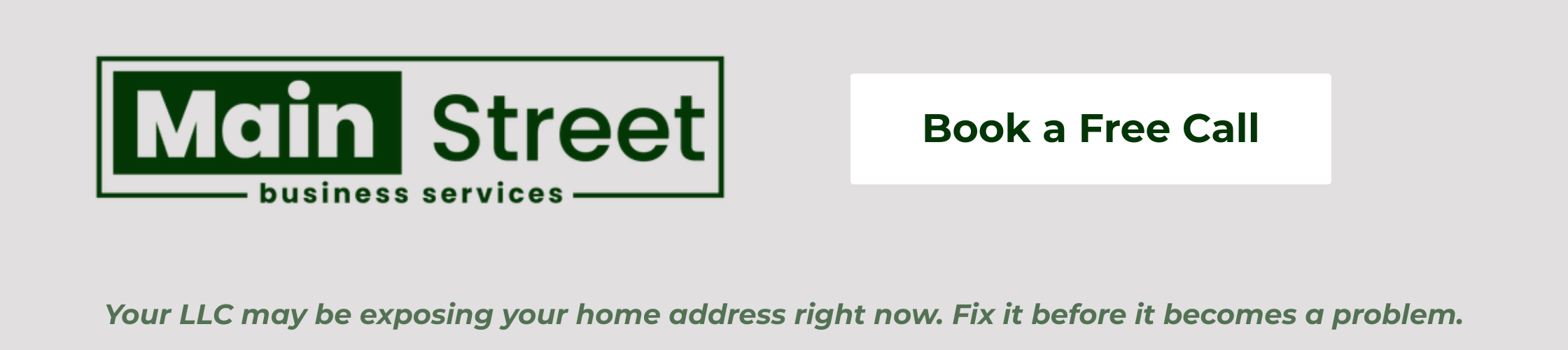 Main Street Business Services Book a Call