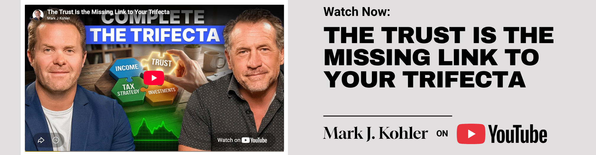 The Trust is the missing link to your trifecta