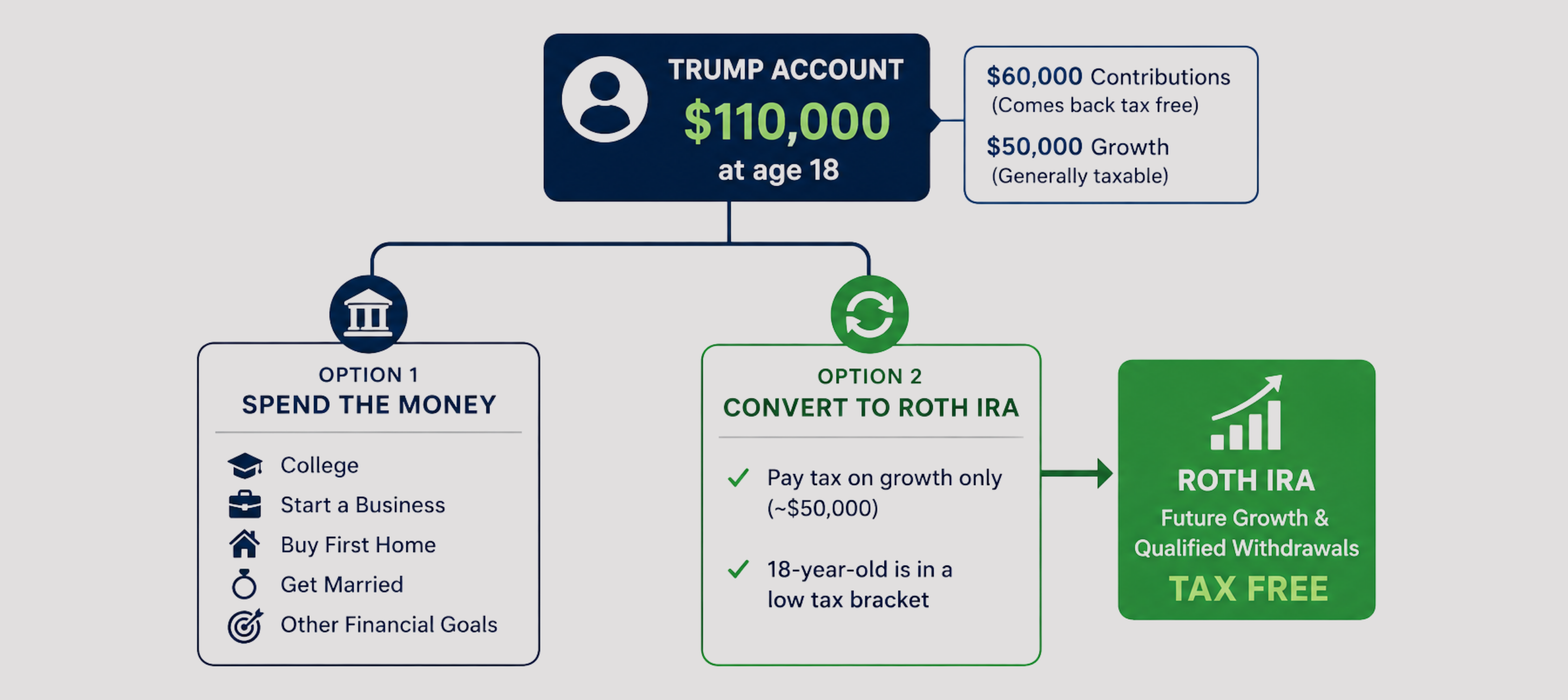 Trump Account to Roth