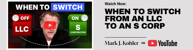 When to Switch from an LLC to an S Corporation
