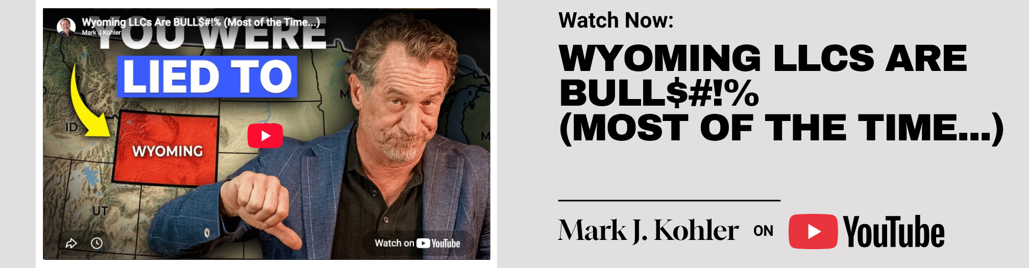 Wyoming LLCs Are BULL$#!% (Most of the Time...)