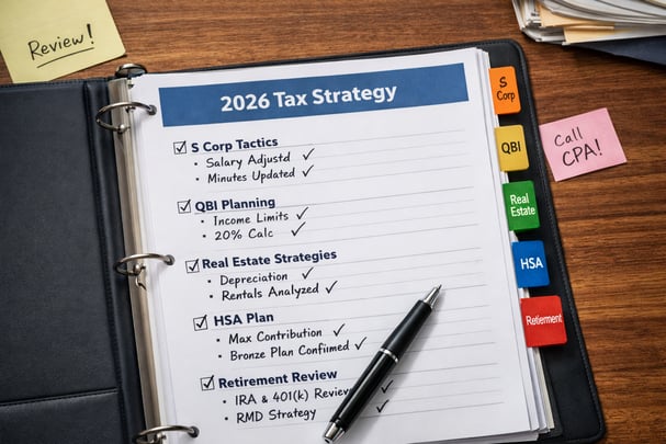 2026 Tax Strategy Checklist