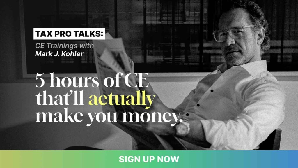 CE Training Mark J Kohler - 5 hours of CE that'll actually make you money