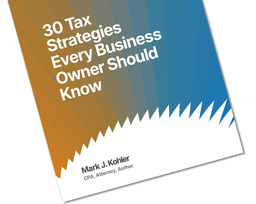 30 Tax Strategies every business owner should know