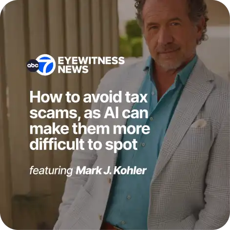 How to avoid tax scams, as AI can make them more difficult to spot featuring mark J Kohler on ABC 7