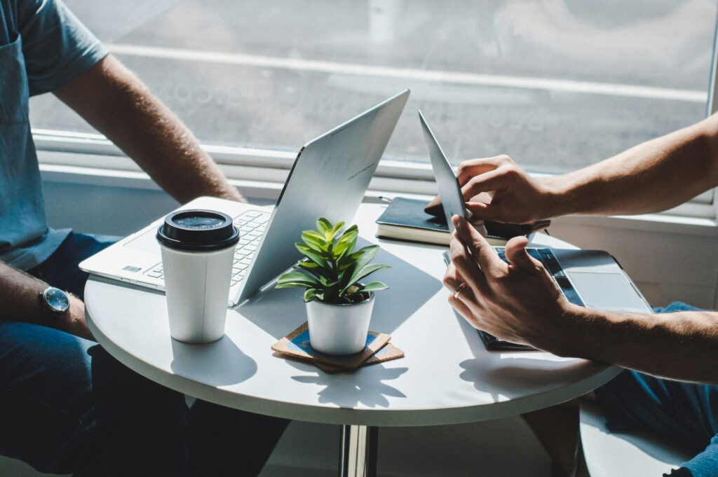 Small Business computer meeting