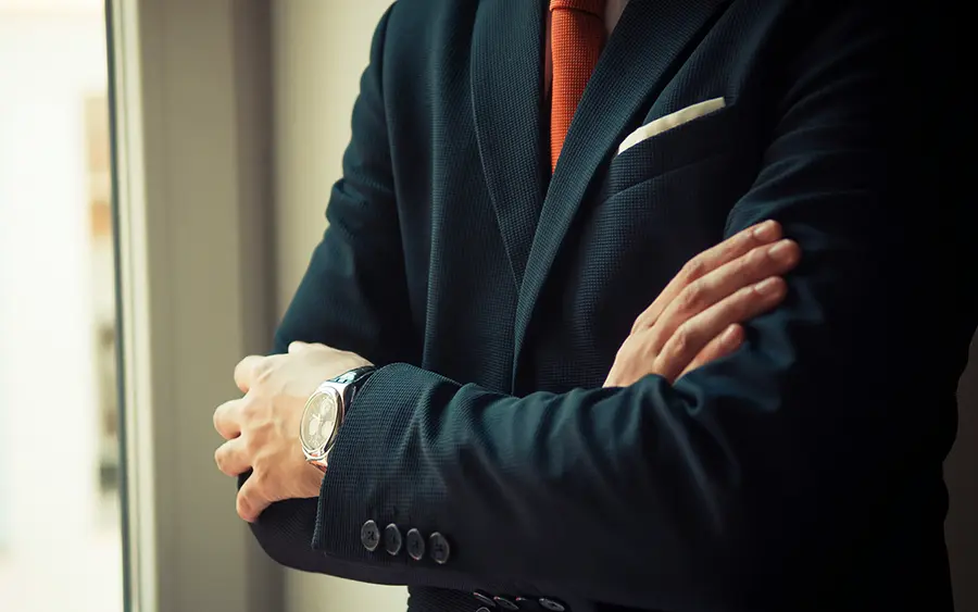 Business man in suit