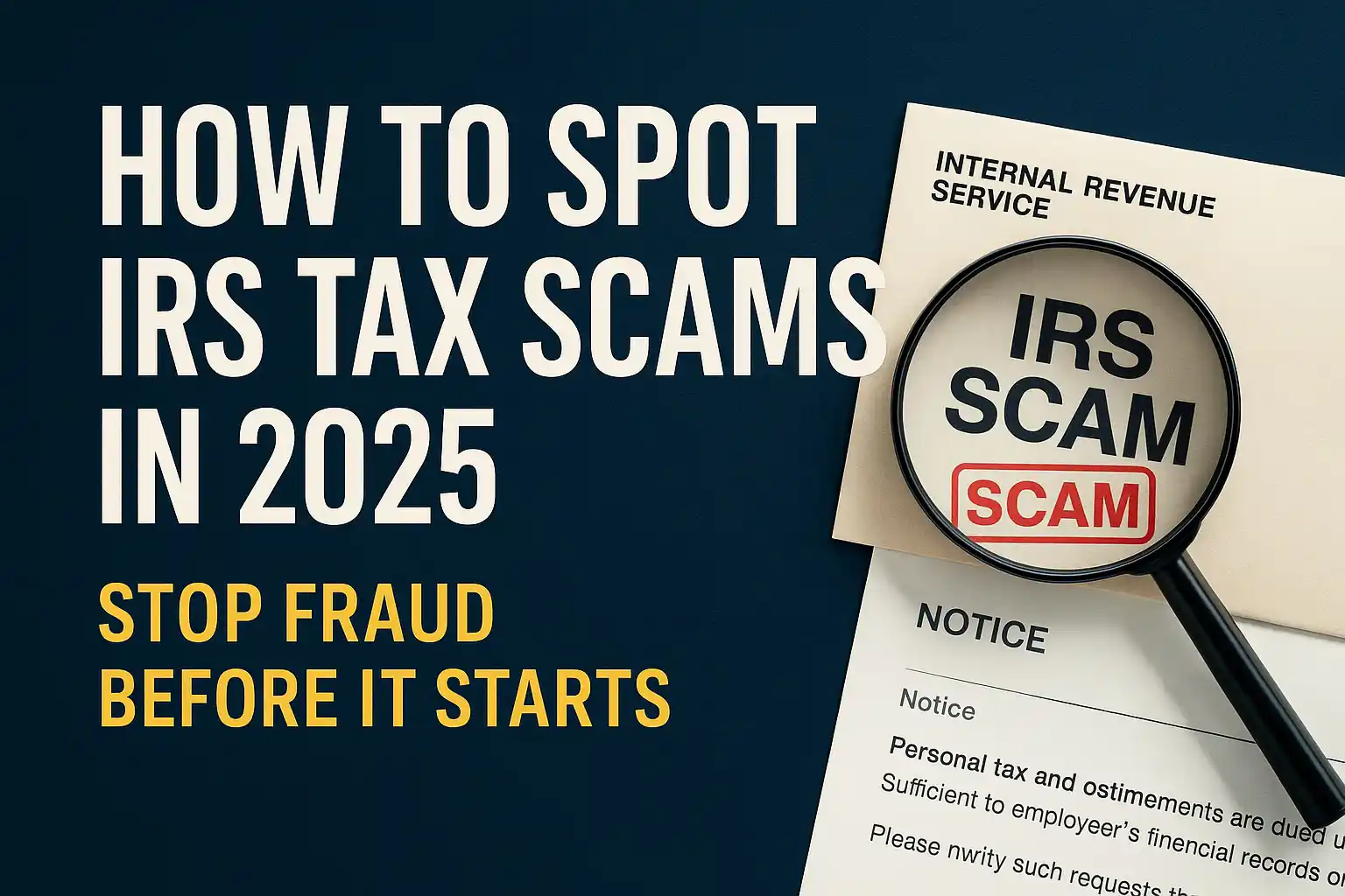 How to spot IRS tax scams in 2025, stop fraud before it starts